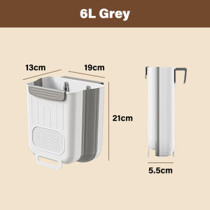 Innohut Foldable Hanging Dustbin Kitchen Trash Bin Multipurpose Space Saving Garbage Bin Tong Sampah Lipat Gantung