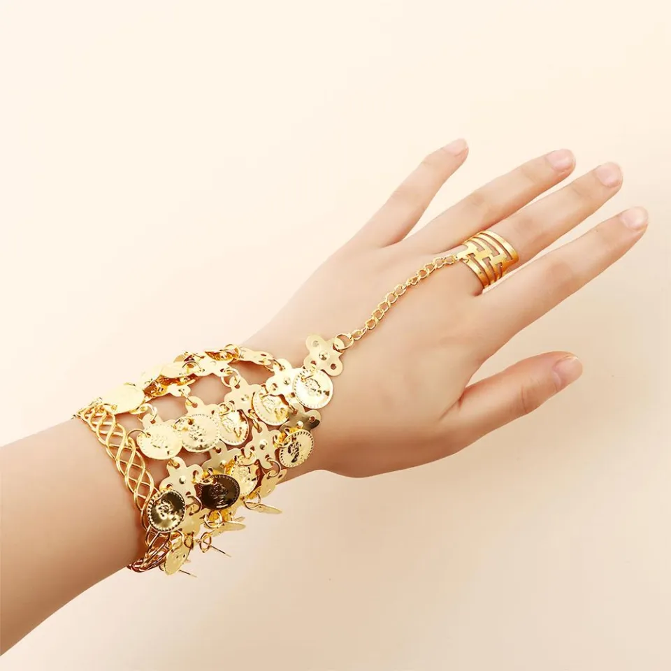 Shining Show Out Bracelet | Indian Belly Dance Costumes Performance Accessories