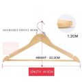 (5 PCS) HIGH QUALITY WOODEN HANGER CLOTHES HANGERS WOOD HANGERS. 
