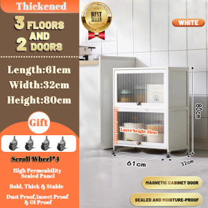 ⭐【Garden City Furniture】⭐Kitchen Rack Cabinet Rack Dust proof Storage Multi-function Rack Enclosed Rack Organizer Kitchen Storage & Accessories >Kitchen Organizers