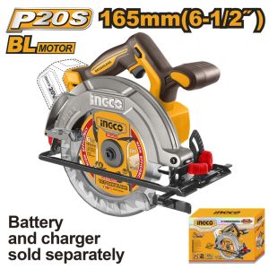 INGCO 20V LI-ION CIRCULAR SAW 165MM CSLI1652
