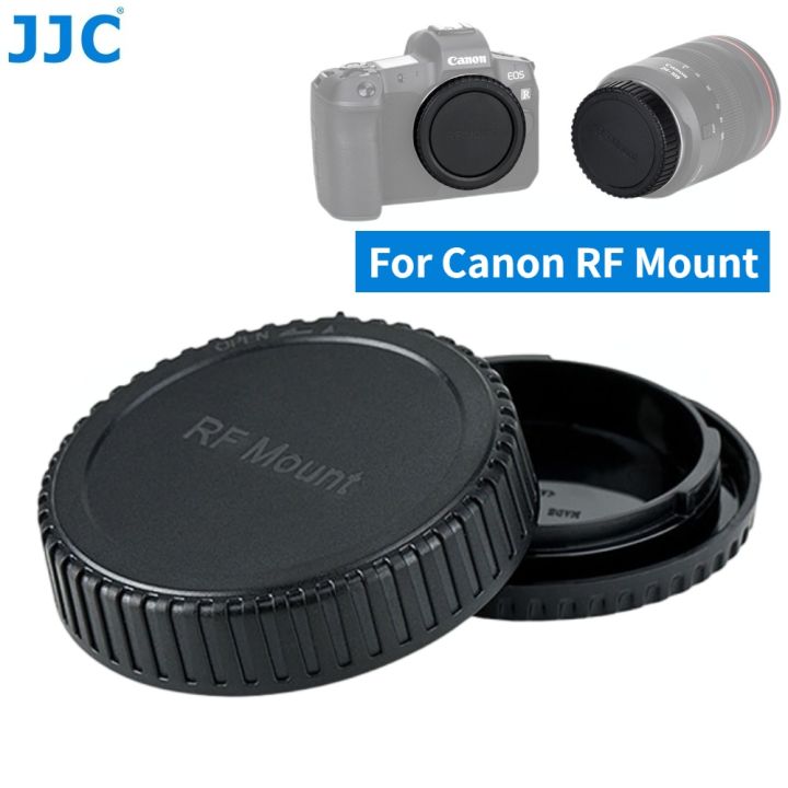 thumbnail image 2 of RF Rear Lens Cap & Body Cap Compatible For Canon EOS R R6 R5 R10 R50 RP W/RF Mount (2 2 Pack 2 of 9