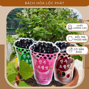 Kẹo Trà Sữa Trân Châu Socola FUCUCO - Gói 24 viên 130g - Thơm Ngon Dẻo Mịn Viên To Chất Lượng - Bách Hóa Lộc Phát