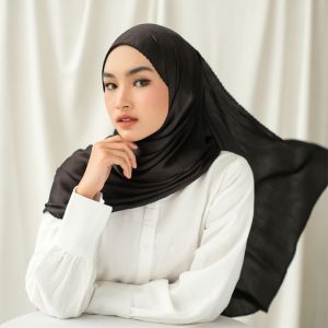 Yeppushop Zeina Shawl Hijab Silk Shimmer Elegan | Hijab Pashmina Bahan Credenza Silk Lebaran Edition