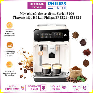 Máy pha cà phê tự động Espresso 5 trong 1 thương hiệu Hà Lan cao cấp Philips EP3321 - EP3324 Serial 3300 - Bảo Hành 24 Tháng