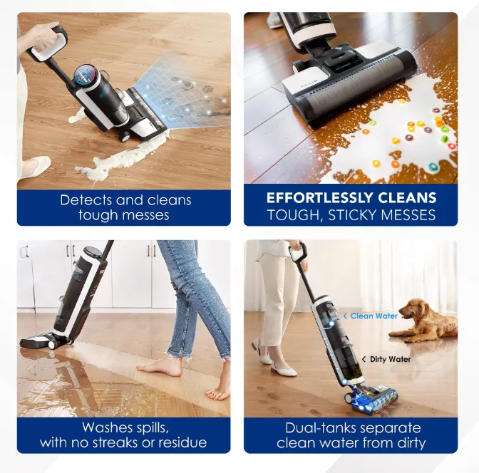 Tineco Floor One S3 Smart Wet Dry Hard Floor Mop Washer & Cordless
