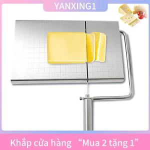[COD] YANXING1 Pho mát Slicer với dây-có thể điều chỉnh khối thép không gỉ pho mát Cutter Heavy Duty dây pho mát Slicer Kit