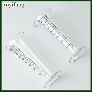 ruyifang ถ้วยตวงอะคริลิคเกรดอาหารขนาด100มล. ปราศจาก BPA เหมาะสำหรับใช้ในห้องครัวและร้านอาหาร