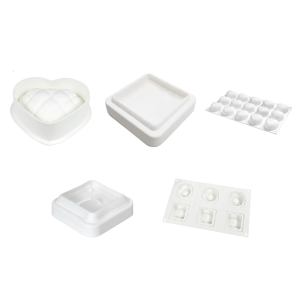 Flexible Silicone Mousse Cake Molds Pillow Shaped Shape Chocolate Baking Mould Bakeware for Parties and Celebration