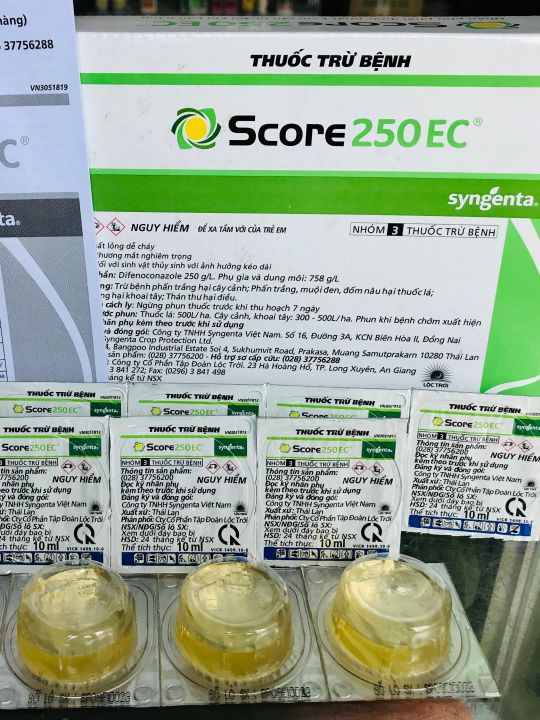 Thuốc trừ bệnh Score 250EC (10ml - Syngenta Thuỵ Sỹ) | Lazada Việt Nam