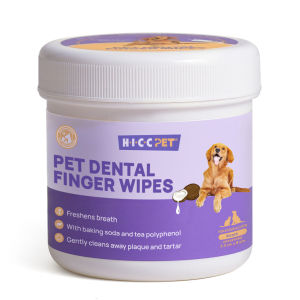 HICC  Teeth Cleaning  (50pcs) - Finger Toothbrush for Dogs & Cats Removes Plaque & Tartar Fresh Breath