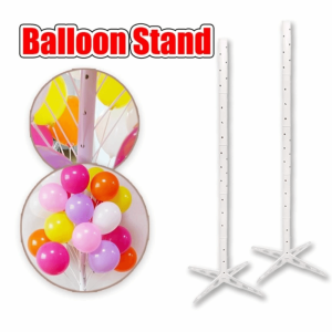 A5TG 180 ซม. แท่นแสดงคอลัมน์ลูกโป่ง นำกลับมาใช้ใหม่ได้ พลาสติก ชั้นวางต้นไม้ลูกโป่ง ทนทาน พร้อมฐาน ที่วางลูกโป่ง สำหรับการตกแต่งงานแต่งงานและงานวันเกิด