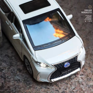 【RUM】1:32 Scale Lexus LM300h Alloy Car Model Light & Sound Effect Diecast Car Toys for Boys Birthday Gift Kids Toys Car Collection