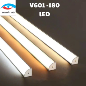 Bộ Đèn LED Tủ Bếp Có Cảm Biến Vẫy 1M 18W/m Đổi Nguồn 12V  Thanh Nhôm V16-16mm  Dài 1m