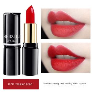 Lightweight Matte Lipstick Waterproof Long-Lasting Velvet Matte Liquid Lipstick Anti-Smudge Lipstick Nude Lip Color Tone Non-Stick Lip Gloss Makeup Cosmetics Non-Shedding Tube Makeup Lip Gloss Waterproof And Oil-Proof Non-Fading Lip Gloss