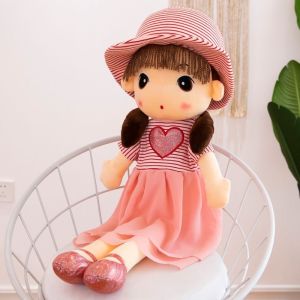 45CM/60CM Love Princess girl girls anak patung doll dolls baby toy toys kids birthday gift plush soft stuffed 爱心❤
