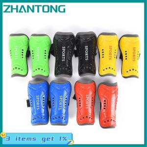 ZHANTONG 1 Pair Kids Child Soft Football Shin Pads Soccer Guards Leg Skin Guard Protector