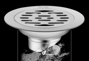98*98mm Deodorant Floor Drain Stainless Steel Strainer Bathroom Shower Drain with Removable Cover Square StrainerPolished Finish
