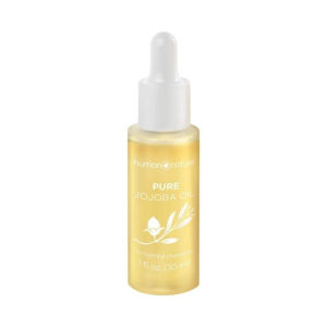 Human Nature Pure Jojoba Oil 100% Natural - Anti-Dandruff for Itchy Scalp Oil Control Moisturizing Acne-Prone Skin | For Face Hair Scalp Body (No Harmful Chemicals)