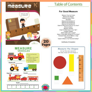 KINDERGARTEN (MATH) Workbook Worksheet Homeschool Learning Materials | RABAH UP STORE