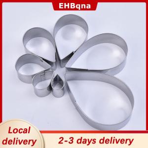 [COD]  HOT SALE Ship within 24 hours 7PCS Flower Heart Shape Mold Mousse Ring Mold Stainless Steel Cake Cutter Bake