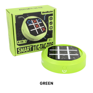 [SG SELLER] 4-in-1 Smart Tic Tac Toe Board Game Portable Handheld Tic Tac Toe Fun Game Kids & Adults Fun Travel Game
