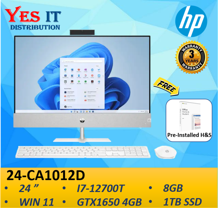HP Pavilion AIO PC 24-CA1012D/CA1013D All-In-One PC i5-12400T