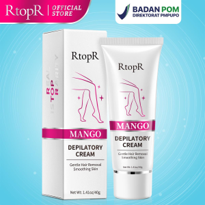 RtopR Mangga Depilatory Cream Body Krim Penghilang Rambut Efektif Tanpa Rasa Sakit untuk Pria dan Wanita Memutihkan Produk Rambut Rontok Ketiak Tangan Kaki Tangan--Krim Penghilang Rambut