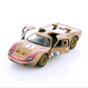 Diecast Mobil Mainan Miniatur Ford GT40 MKII 1966 Heritage Edition Balap Klasik Miniature Die Cast Model 1:32 Souvenir Kado Pajangan