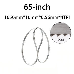 65 inch Bone Saw Blade 1650mm Frozen Meats Cutting Blade Bone Saw Blade For J210 JG210 BS210 Model