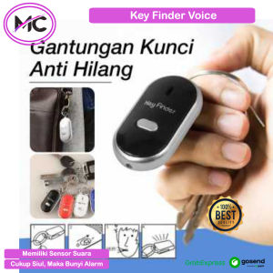 Gantungan Kunci Anti Hilang  Key Finder Voice Universal Sensor Siul Suara Bunyi Gantungan Kunci Unik Motor Mobil