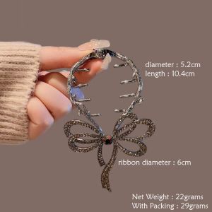 F4 Jepit Rambut Korea Sanggul Rumbai Permata Mutiara Pearl Rhinestone Tassel Hair Bun Clip HFPB