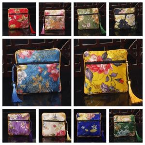 【IN STOCK】Tassel Jewelry Storage Bag Cloth Chinese Style Coin Purse Portable Holiday Decoration Gift Bag