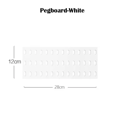 Pegboard Organizer Display Board Wall Display Rack Peg Board Wall Mounted Accessories Hanger Hole Board Wall Organizer 洞洞板