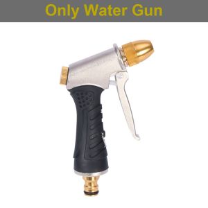 New High Pressure Water Sprayers Metal Adjustable Nozzle Gardening Watering Car Washing Hose Nozzle Brass Sprayer
