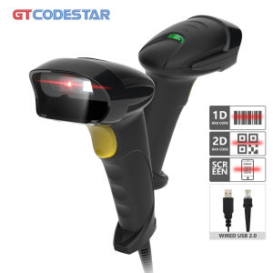 GTCODESTAR X-760H High Quality Qr Code Barcode Scanner Android Wired 1D 2D Bar Code Reader Scanner for Supermarket Electronic Payment Collection