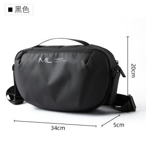 MOYYI Waterproof Crossbody Bag Men Waist Fashion Outdoor Sports Casual Side Bag For Men Oxford Phone Pouch Pocket Hip Bag Youth Pack