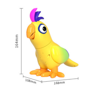 [ English Version ] Smart Parrot Robot Repeat What Say