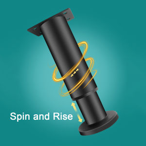 onuobao Adjustable Large Base Furniture Support Legs Modern Simple Table Legs IKEA Furniture Replacement Parts Long Cabinet Legs Strong Support Legs