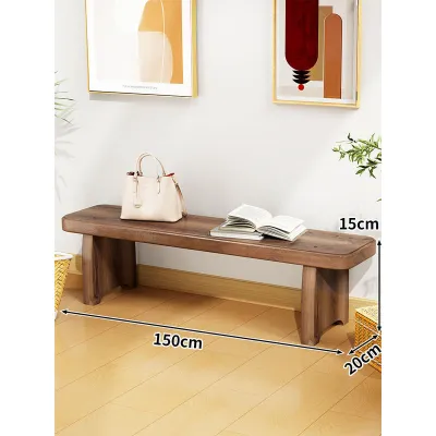 on8gjid Long Wooden Bench Slipper Bench Rest Bench Changing Shoes Bench Bedside Bench Wardrobe Bench Simple Modern Style Furniture N7Y3P