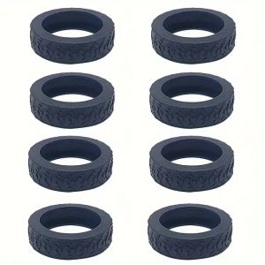 8/16Pcs Thicken Luggage Wheel Cover / Reduce Noise Trolley Casters Cover / Luggage Accessories / Luggage Wheel Protector
