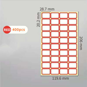 400PCS Adhesive Label Stickers Convenient For Marking And Categorizing Office&Kitchen Self-adhesive Label Paper