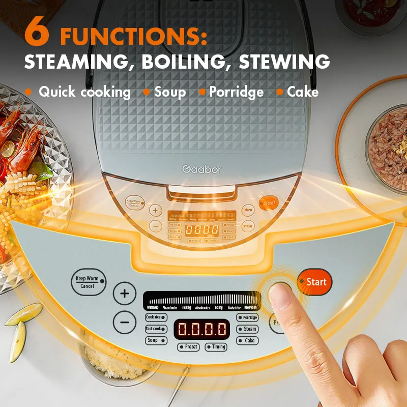 Gaabor Periuk Nasi 6 Functions Non-Stick 5L GR-S50A