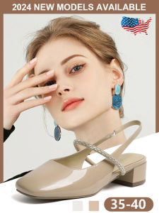 Spring Summer Women Thick Heel Low Heel Trip Strap Sandals