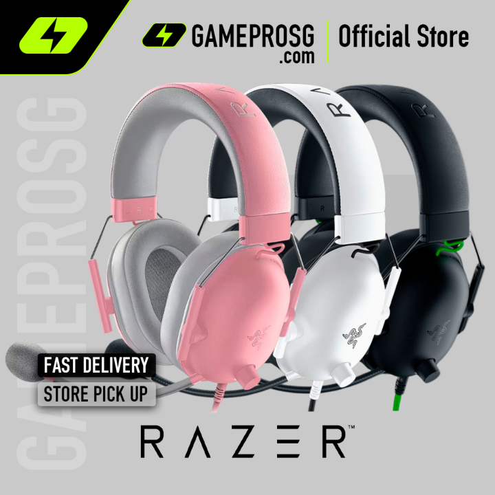 Razer BlackShark V2 X Gaming Headset — Wired 7.1 Surround Sound ...