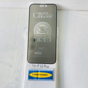 HIGH QUALITY KACA PELINDUNG TEMPERED GLASS IPHONE 16 PLUS 16PLUS  PRIVACY GELAP SCREEN PROTECTOR PELINDUNG