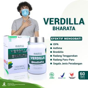 VERDILLA Bharata Obat PARU PARU TBC ASMA BRONKITIS PNEUMONIA BATUK BERDARAH INFEKSI SALURAN PERNAPASAN Herbal Ampuh