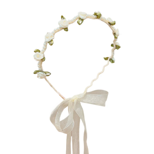 Tinh Tế Hoa bờm tóc ngọc trai nhẹ headdress đạo cụ thiết kế thoải mái trường học văn phòng mặc hàng ngày & bên