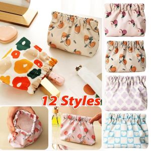 Cartoon Mini Shrapnel Printed Lipstick Bag Storage Bag Keys Coins Makeup Bag Small Bag