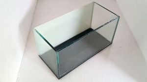 AQUARIUM CUSTOM BACKGROUND PUTIH & POLOS (BENING) UK.25*12*12 CM